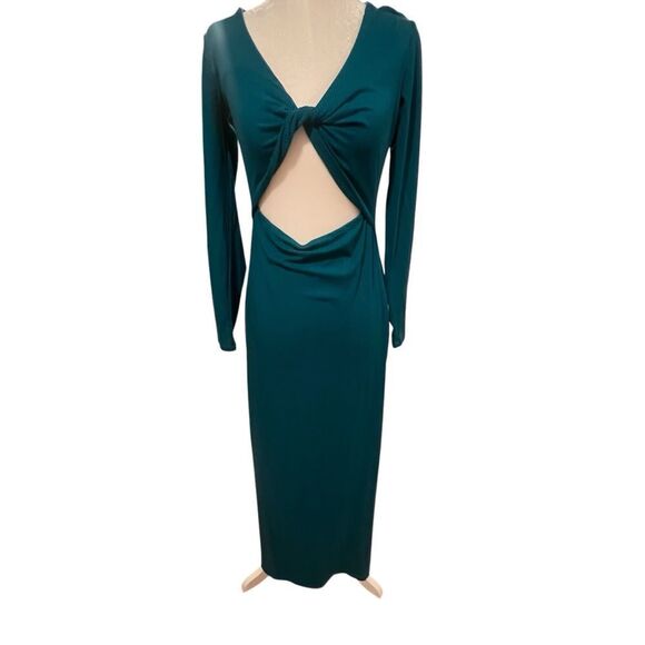 NWT L Space Hayden dress women's size large long with side slit - Picture 8 of 16